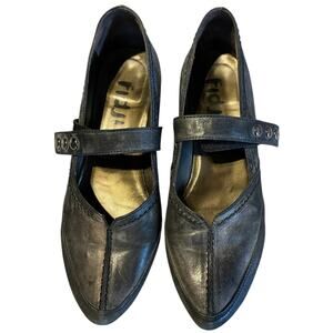 Fidji Dark Gray MaryJanes